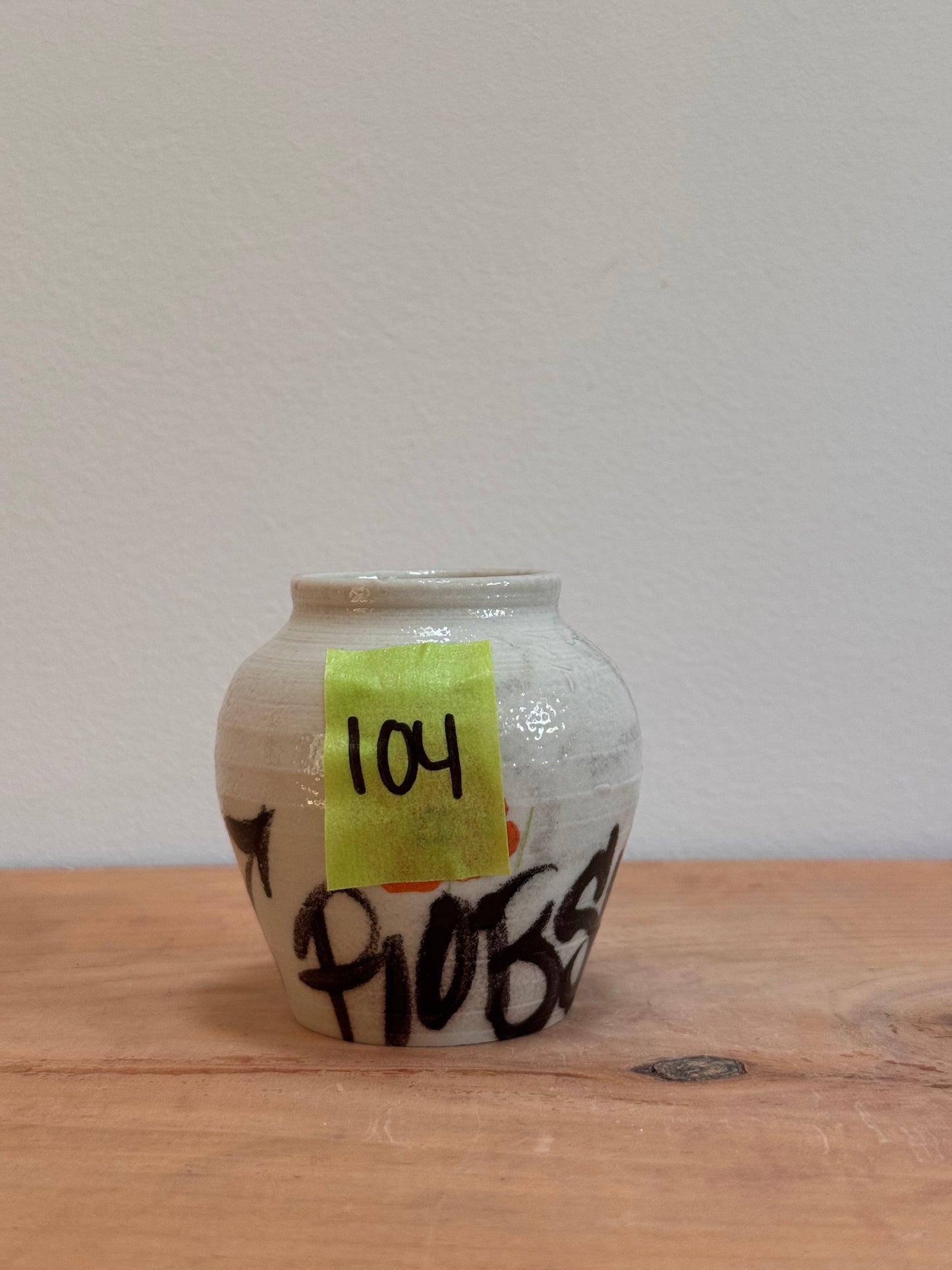 White Mini Vase #104