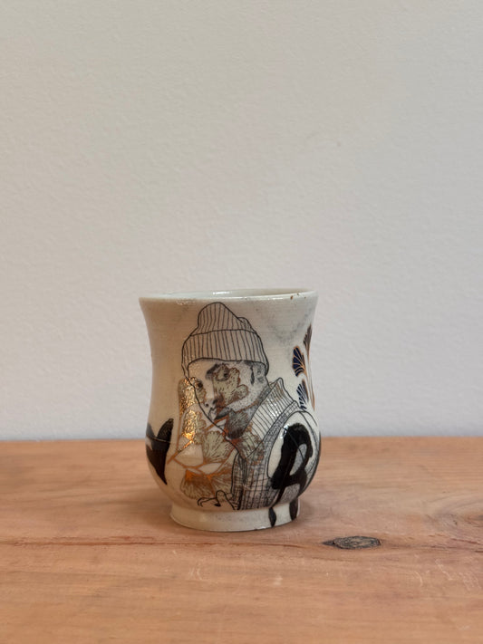 White Mini Vase #105