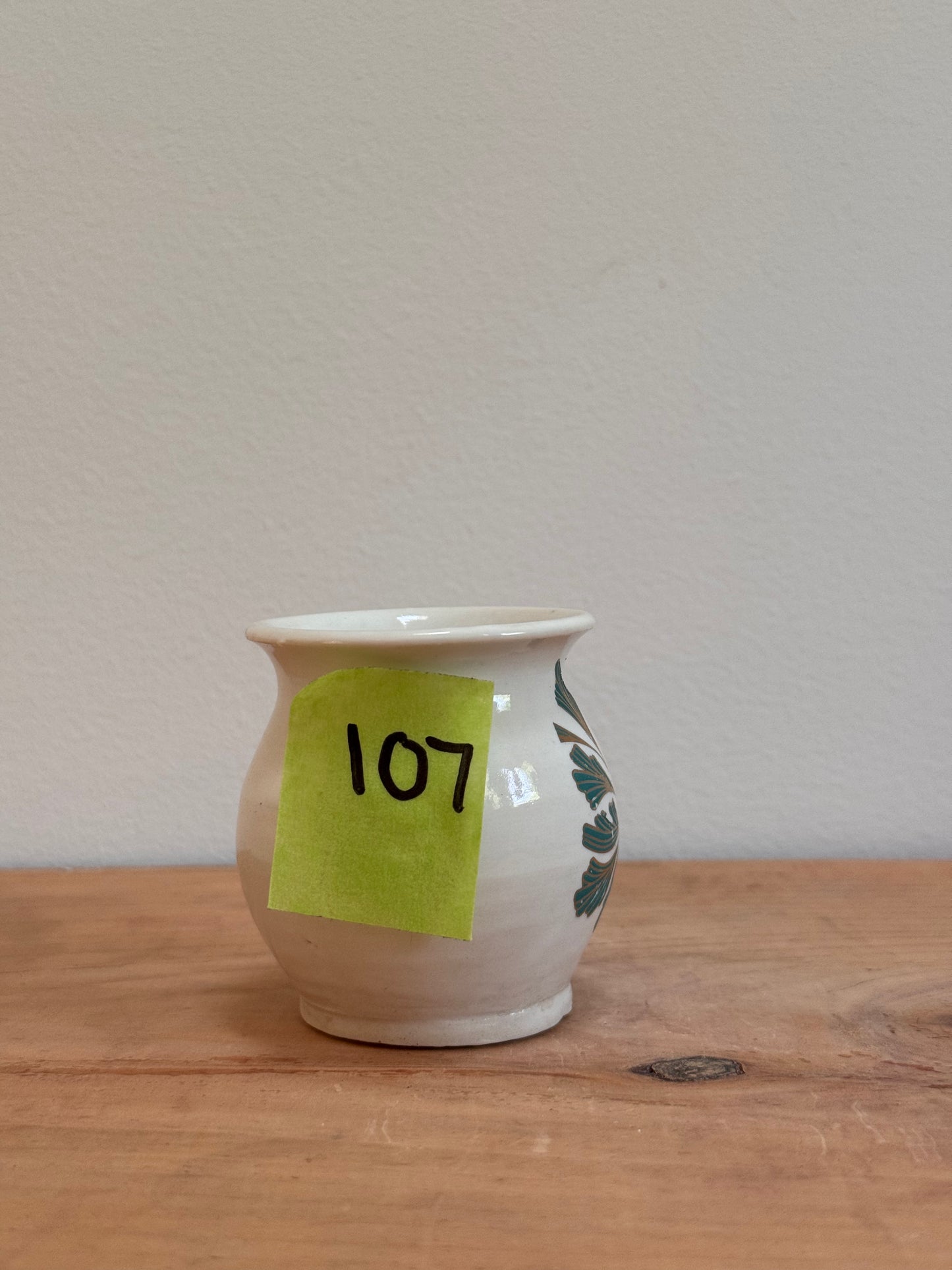 White Mini Vase #107