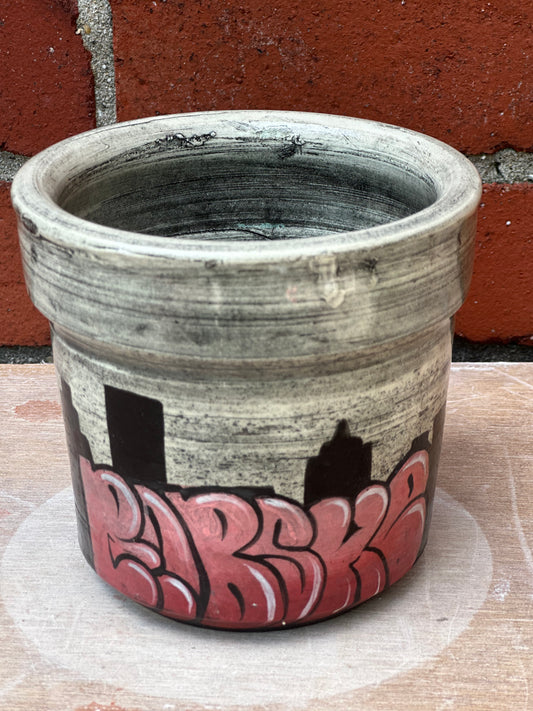 Graffiti Flower Planter 15