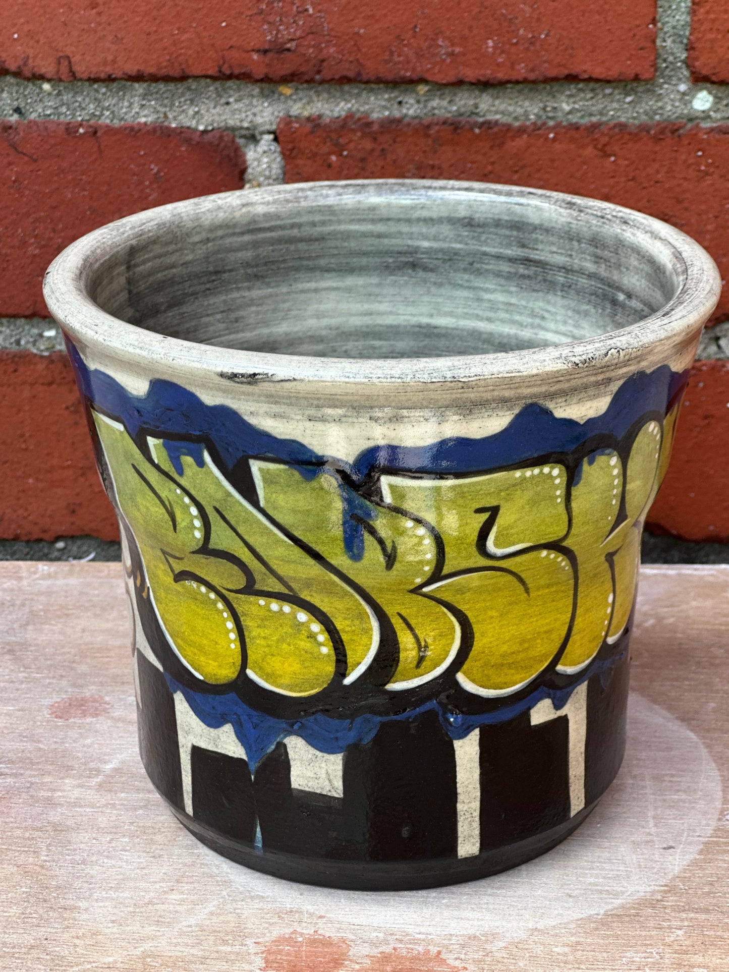 Graffiti Flower Planter 17