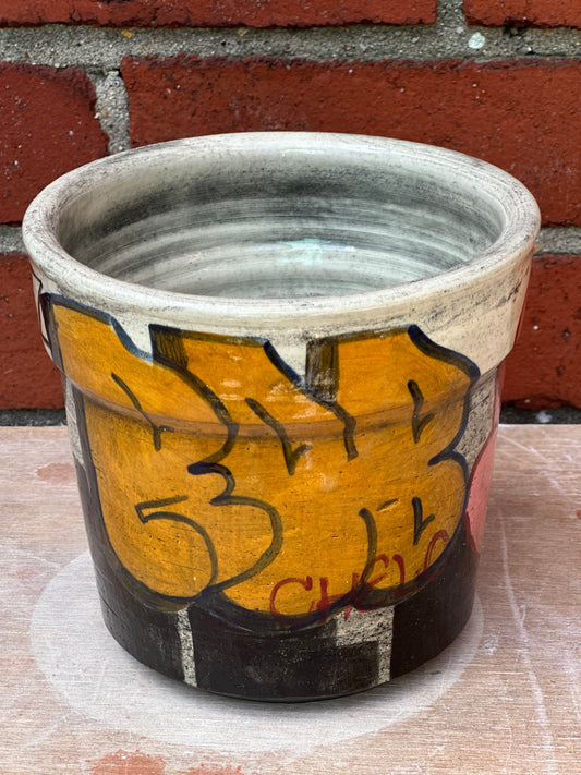 Graffiti Flower Planter 18